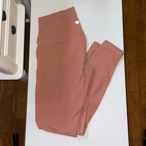 Lululemon Align 28’ inseam leggings. Pink savannah